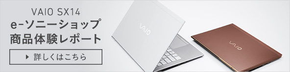 VAIO SX14 e-�\�j�[�V���b�v���i�̌����|�[�g �ڂ����͂�����