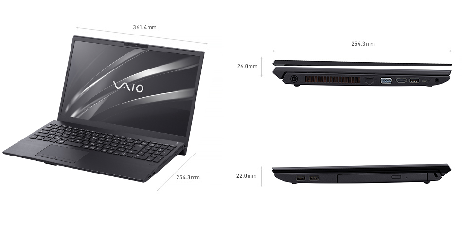 VAIO S15 i7/16GB/SSD256GB 15.6型ノートPC VAIO S15 15.6型（2019年4月発売） | VAIO