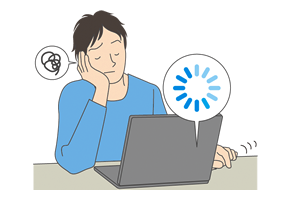 �p�\�R���̓��삪�x���Ȃ�