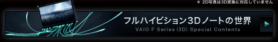 tnCrW3Dm[g̐E VAIO F Seriesi3DjSpecial Contents