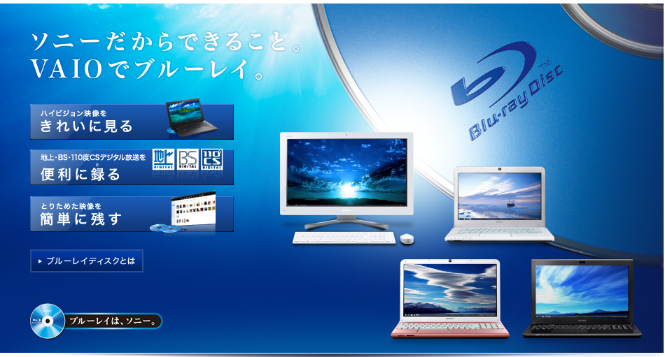 Win11 SONY VAIO/Ci5/HDD320GB/ブルーレイ(166)