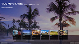 VAIO Movie Creator