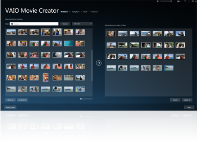 VAIO Movie Creator