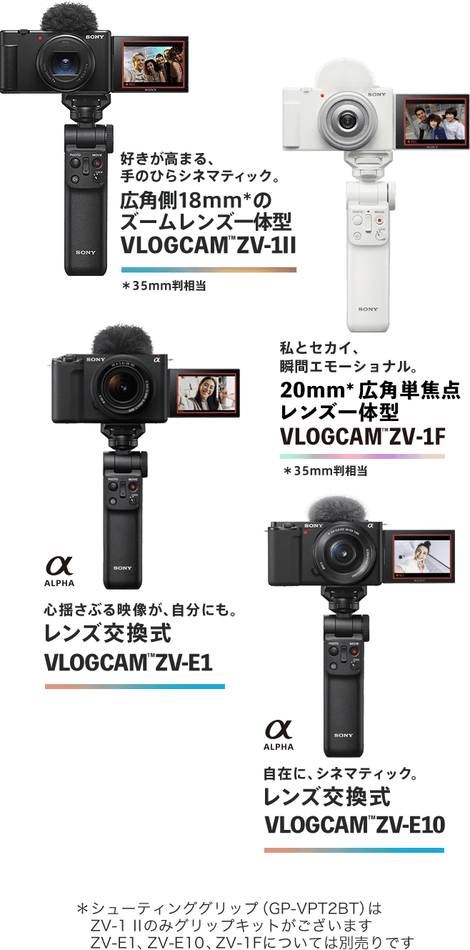 VLOGCAMスペシャルサイト | デジタルカメラ VLOGCAM | ソニー