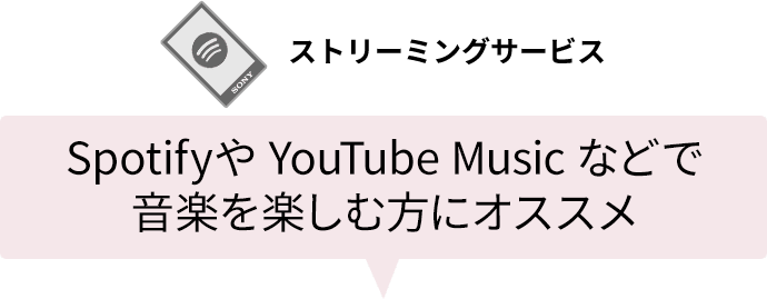 ストリーミングサービス かんたん 便利にウォークマン で音楽を楽しもう ストリーミングwalkman ポータブルオーディオプレーヤー Walkman ウォークマン ソニー