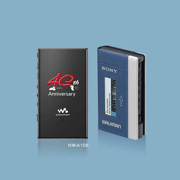 ウォークマン® Aシリーズ × 40周年記念モデル NW-A100TPS | ポータブル