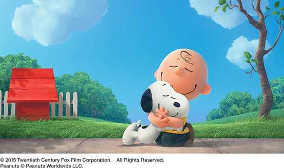 2015N12J̉fwI LOVE Xk[s[ THE PEANUTS MOVIExʉfvCXg[