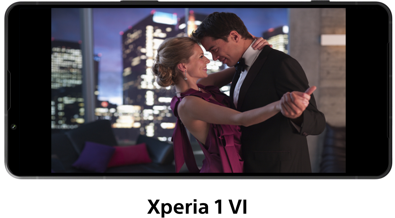 Xperia 1 VIのディスプレイ比較画像