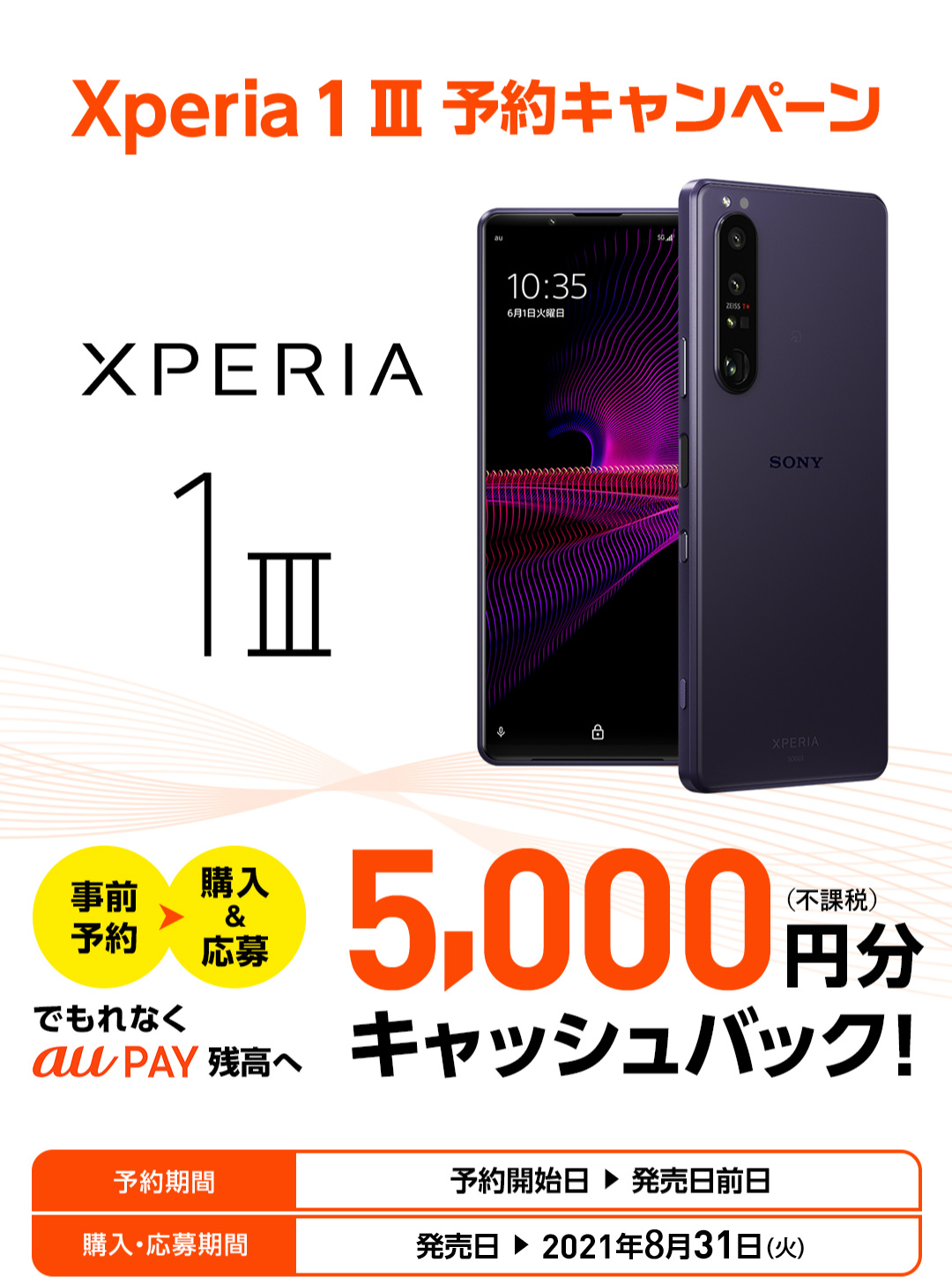 Xperia 1 III 予約キャンペーン