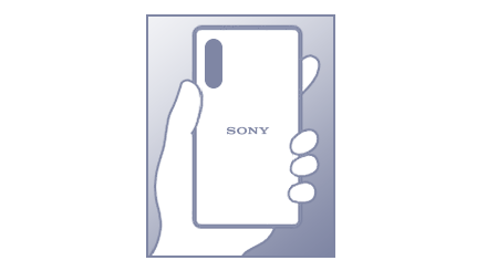 Xperiaの端末背面全体を撮影した画像のイメージ