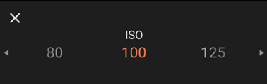 ISO感度の設定