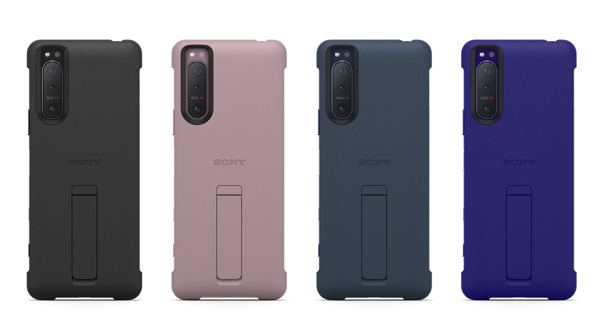 Xperia 5 II Style Cover with Stand XQZ-CBAD