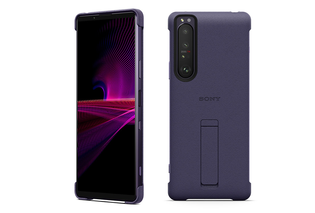 Xperia 1 III Style Cover with Stand XQZ-CBBC | Xperia