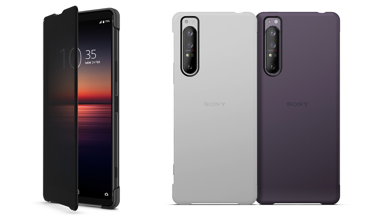 新品未開封品　Xperia 1 Ⅱ ソニー純正カバー　2種セット