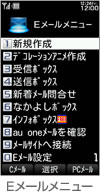 Eメールメニュー