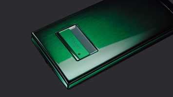 洗練されたメタルパネルの質感