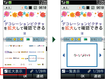 デコレーションピクチャ拡大表示