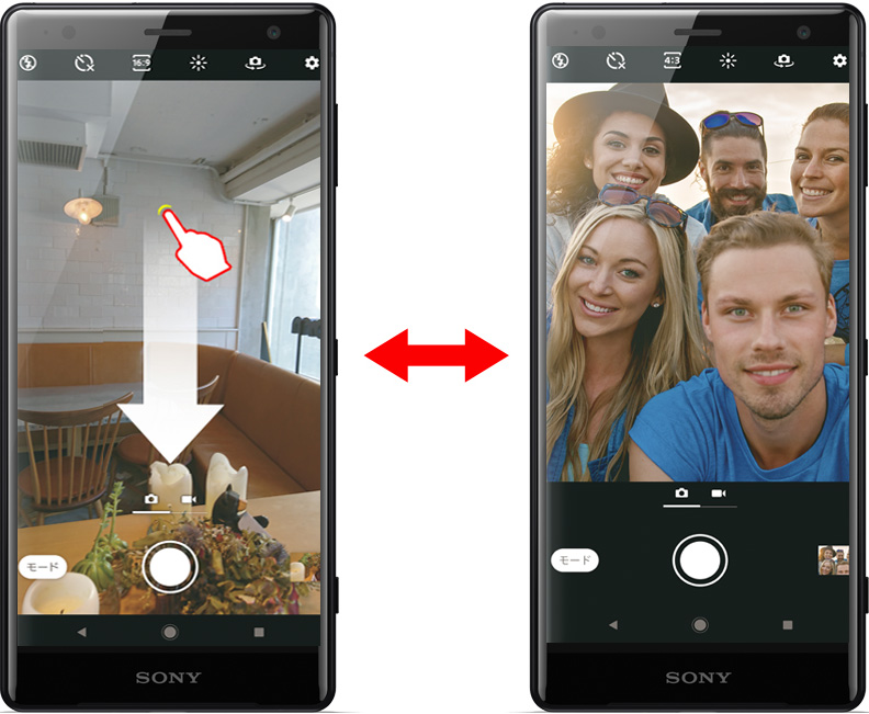 モードボタンの追加
