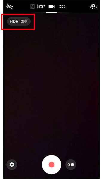 HDRオン／オフ設定の変更