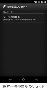 バックアップ／アップデート前