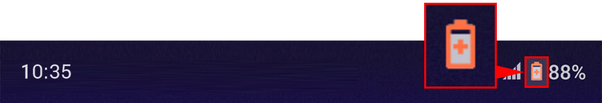 STAMINAモード有効時のアイコン変更 バージョンアップ後