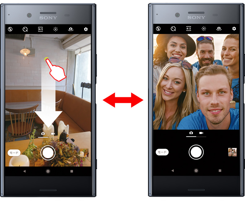 モードボタンの追加