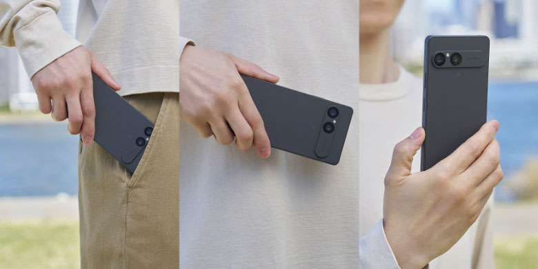 本体側面の即撮りボタン イメージ