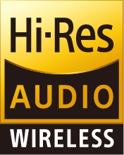 Hi-Res AUDIO WIRELEESS ロゴ