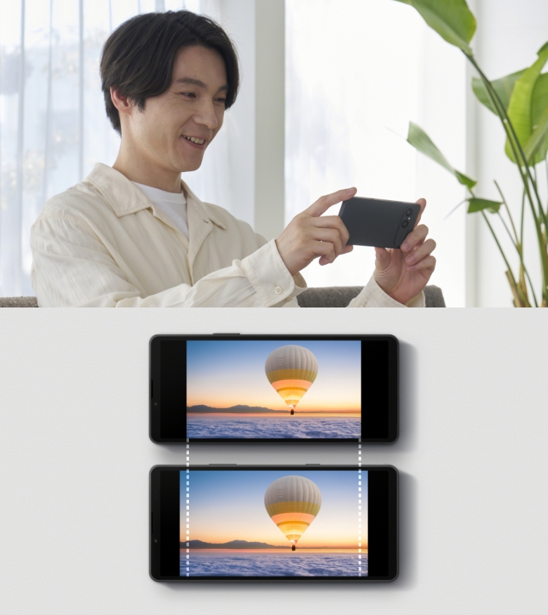 画面に広がる映像と、迫力のサウンド イメージ