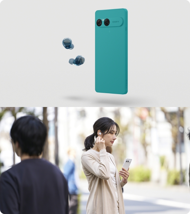  人混みが多く場所でも音が途切れにくい イメージ