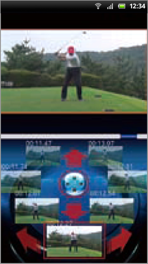 動画のフレームから静止画選択