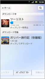 （ダウンロード）画面