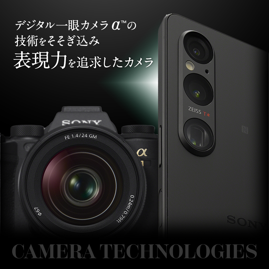 デジタル一眼カメラα™の技術を注ぎ込み表現力を追求したカメラ CAMERA TECHNOLOGIES