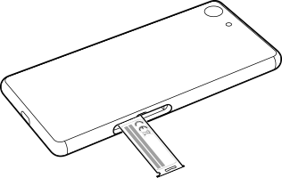 Diagram of viewing the CE marking on the label strip dragged out from the rear view, right side.