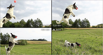 先読み撮影のイメージ画面