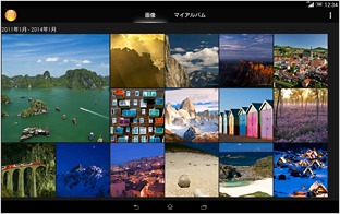 アルバムアプリケーションのイメージ