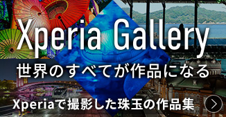 Xperia Gallery 世界のすべてが作品になる Xperiaで撮影した珠玉の作品集