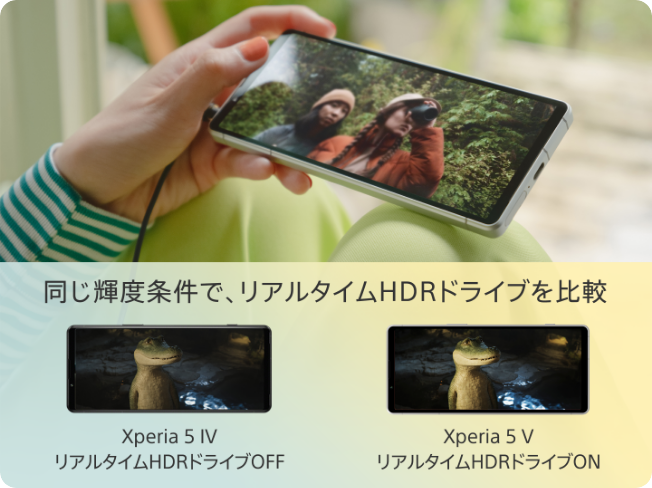 X1™ for mobile リアルタイムHDRドライブ イメージ