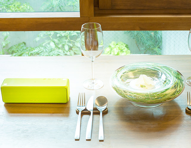 食事は“音”でもっと豊かに。音も調味料にする「ハイレゾダイニング」